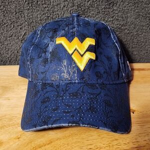New Era WOMEN'S West Virginia Mountaineers Denim Sliderback Hat - New
